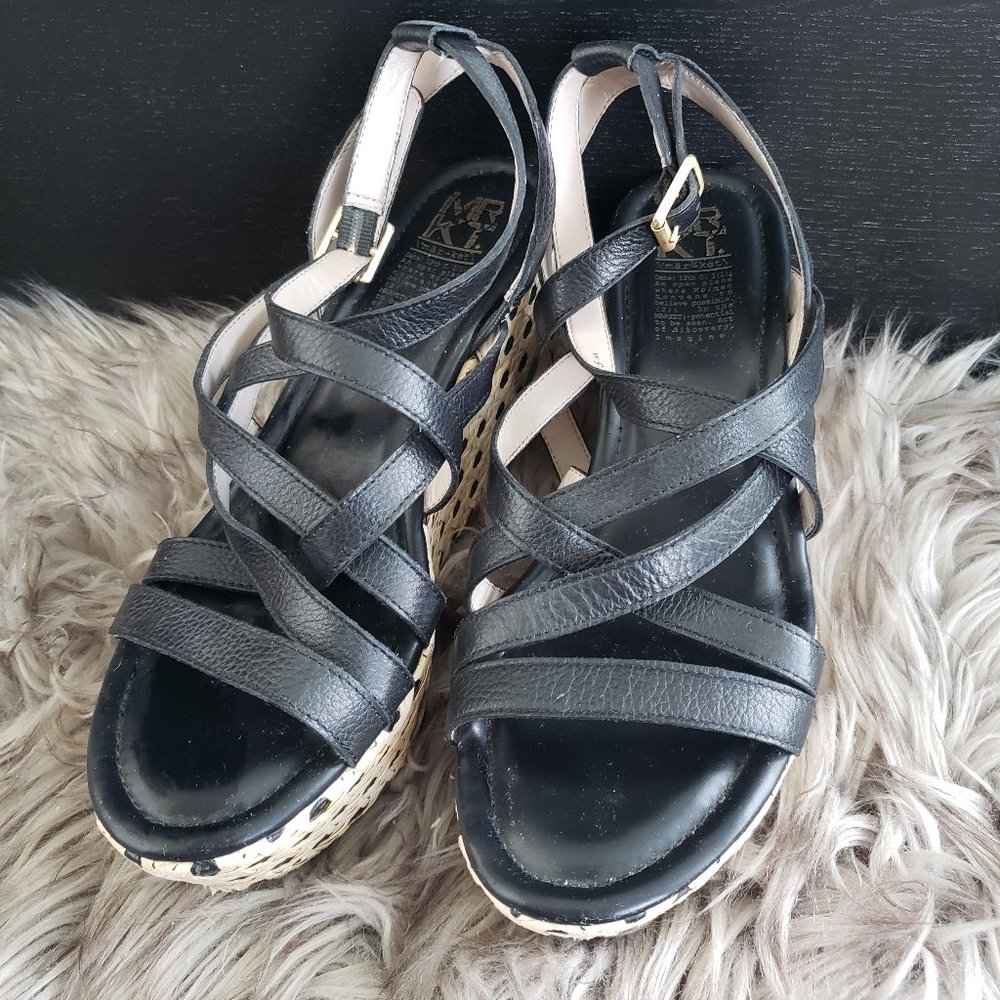 MRKT Wedges - Black straps